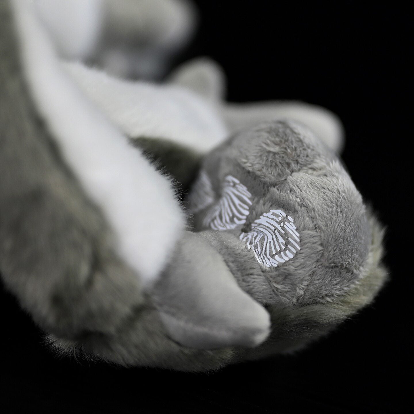 Soft hand detail of the Ring-tailed Lemur plush, showcasing high-quality stitching and texture