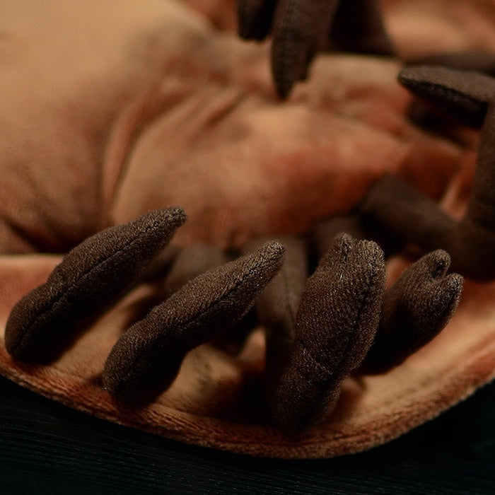 Close-up of the Chinese horseshoe crab plush’s detailed legs and lifelike texture by SoftDaysLab