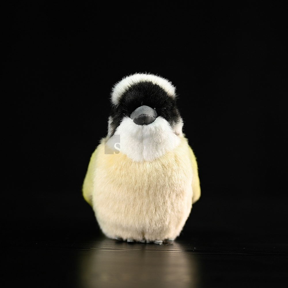 Adorable Light-Vented Bulbul Cute Bird Plush – Realistic and Chubby Design