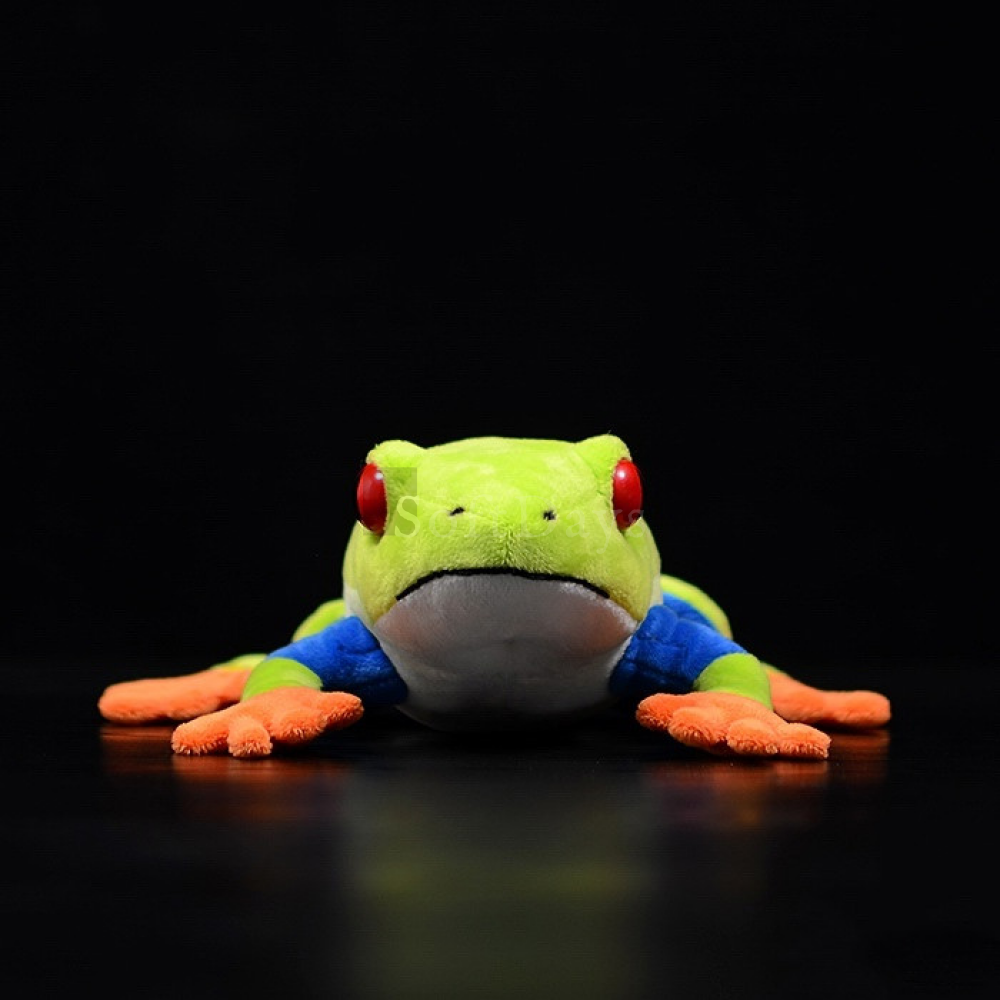 Realistic Red-Eyed Tree Frog Plush – Soft, Vibrant, and Perfect for Nature Lovers