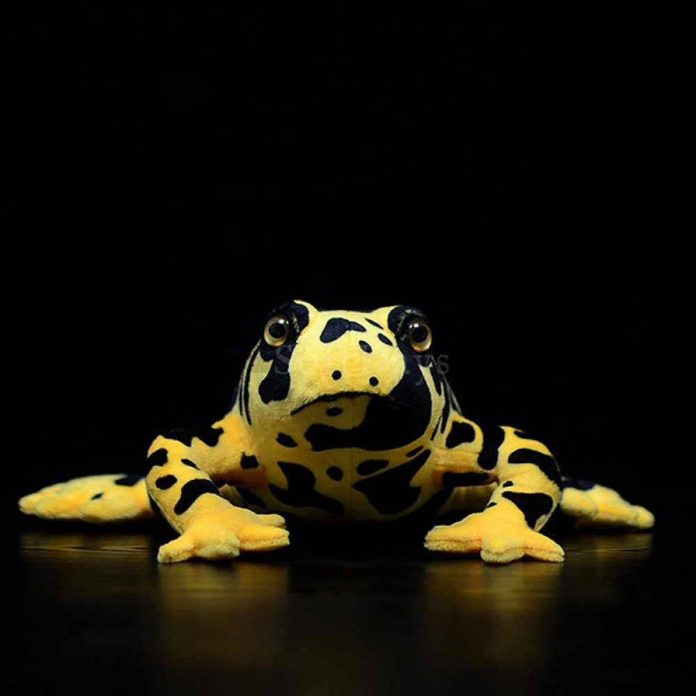Realistic Yellow-Banded Poison Dart Frog Plush – Lifelike and Soft