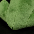 Zoomed-in view of the plush fabric on the American Green Tree Frog toy, highlighting its premium quality