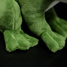 Close-up of American Green Tree Frog plush’s soft and detailed front legs for a realistic touch