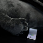 Close-up of the foot on Black Melanoid Axolotl Plush Toy by SoftDaysLab, featuring intricate design