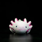 Front view of adorable pink axolotl plush toy by SoftDaysLab, perfect for amphibian enthusiasts
