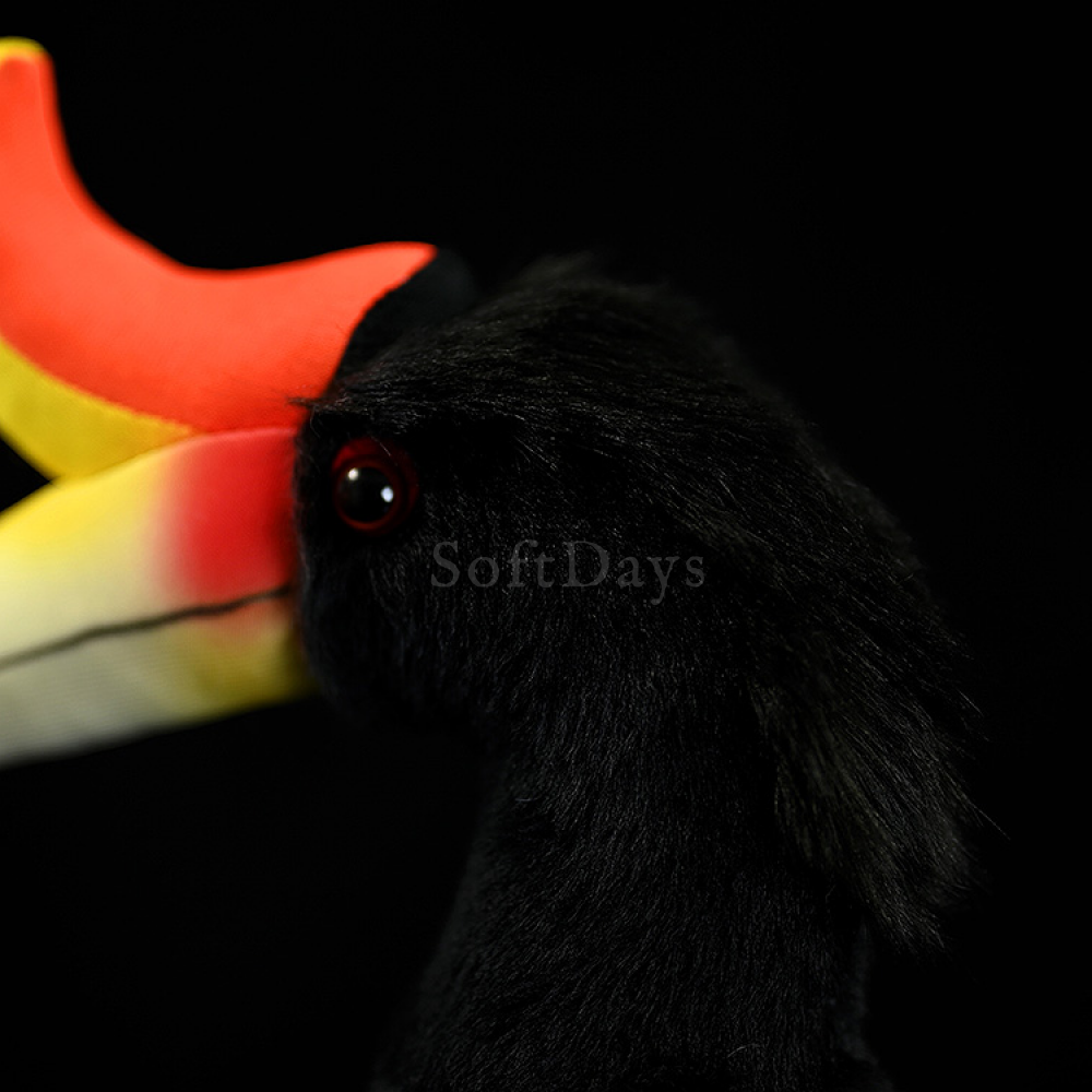 Lifelike Rhinoceros Hornbill Plush – Perfect for Bird Lovers