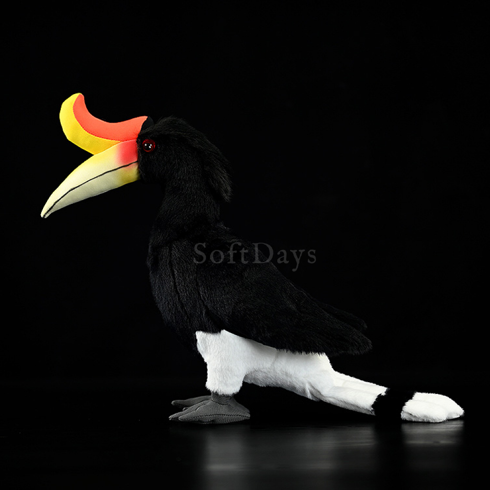 Lifelike Rhinoceros Hornbill Plush – Perfect for Bird Lovers