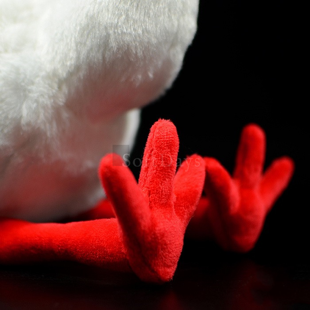 Crested Ibis Stuffed Animal – Lifelike Plush Bird