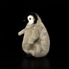 Rotatable Emperor Penguin chick plush seen from the right side by SoftDaysLab®, perfect for cuddling