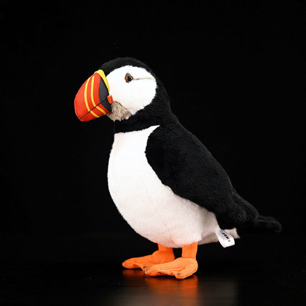 Lifelike Atlantic Puffin Bird Soft Stuffed Plush Toy