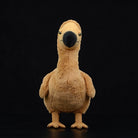 Front view of a realistic dodo bird plush toy by SoftDaysLab, soft and lifelike for animal lovers