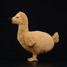 Full side view of a lifelike dodo bird plush toy with realistic features, ideal for nature enthusiasts