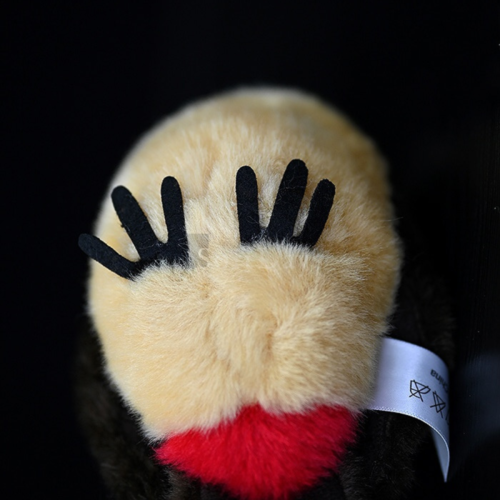 Adorable Red-Whiskered Bulbul Cute Bird Plush – Realistic and Chubby Design