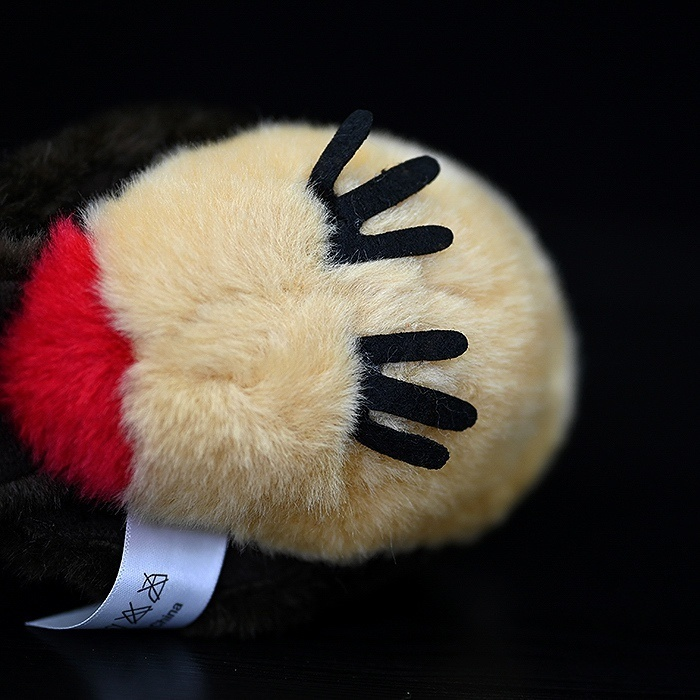 Adorable Red-Whiskered Bulbul Cute Bird Plush – Realistic and Chubby Design