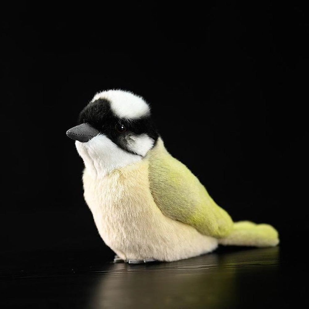 Adorable Light-Vented Bulbul Cute Bird Plush – Realistic and Chubby Design