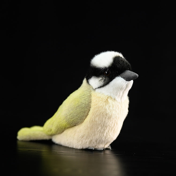 Adorable Light-Vented Bulbul Cute Bird Plush – Realistic and Chubby Design