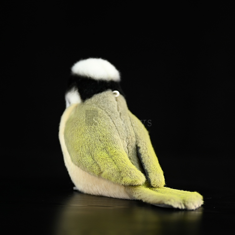 Adorable Light-Vented Bulbul Cute Bird Plush – Realistic and Chubby Design