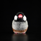 Lifelike Cute Java Sparrow Finch Bird Plush – Realistic and Chubby Design