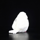 Lifelike Cute White Java Sparrow Bird Plush Toy – Realistic and Chubby Design
