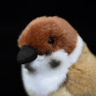 Lifelike Cute Tree Sparrow Bird Plush Toy – Realistic and Chubby Design