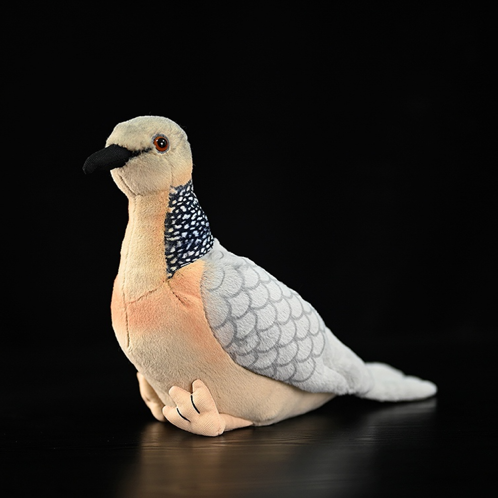 Lifelike Spotted Dove Bird Plush Toy – Soft and Realistic