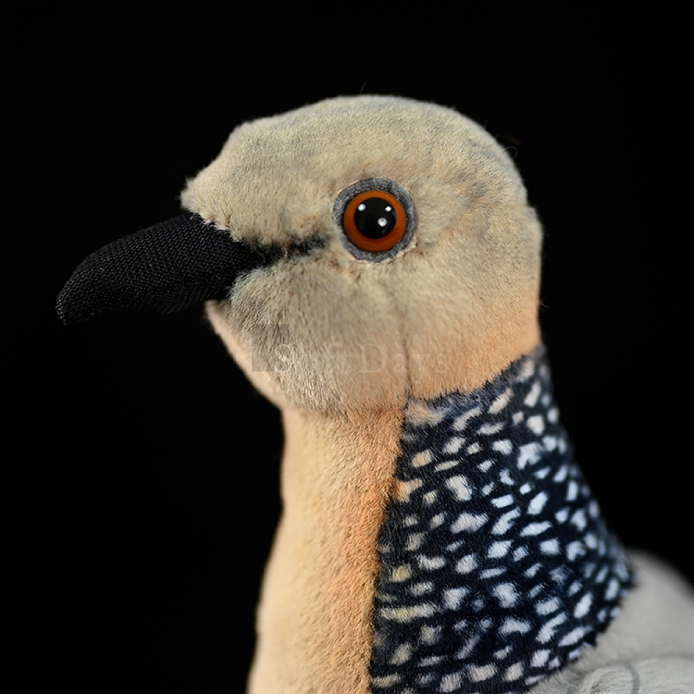 Lifelike Spotted Dove Bird Plush Toy – Soft and Realistic