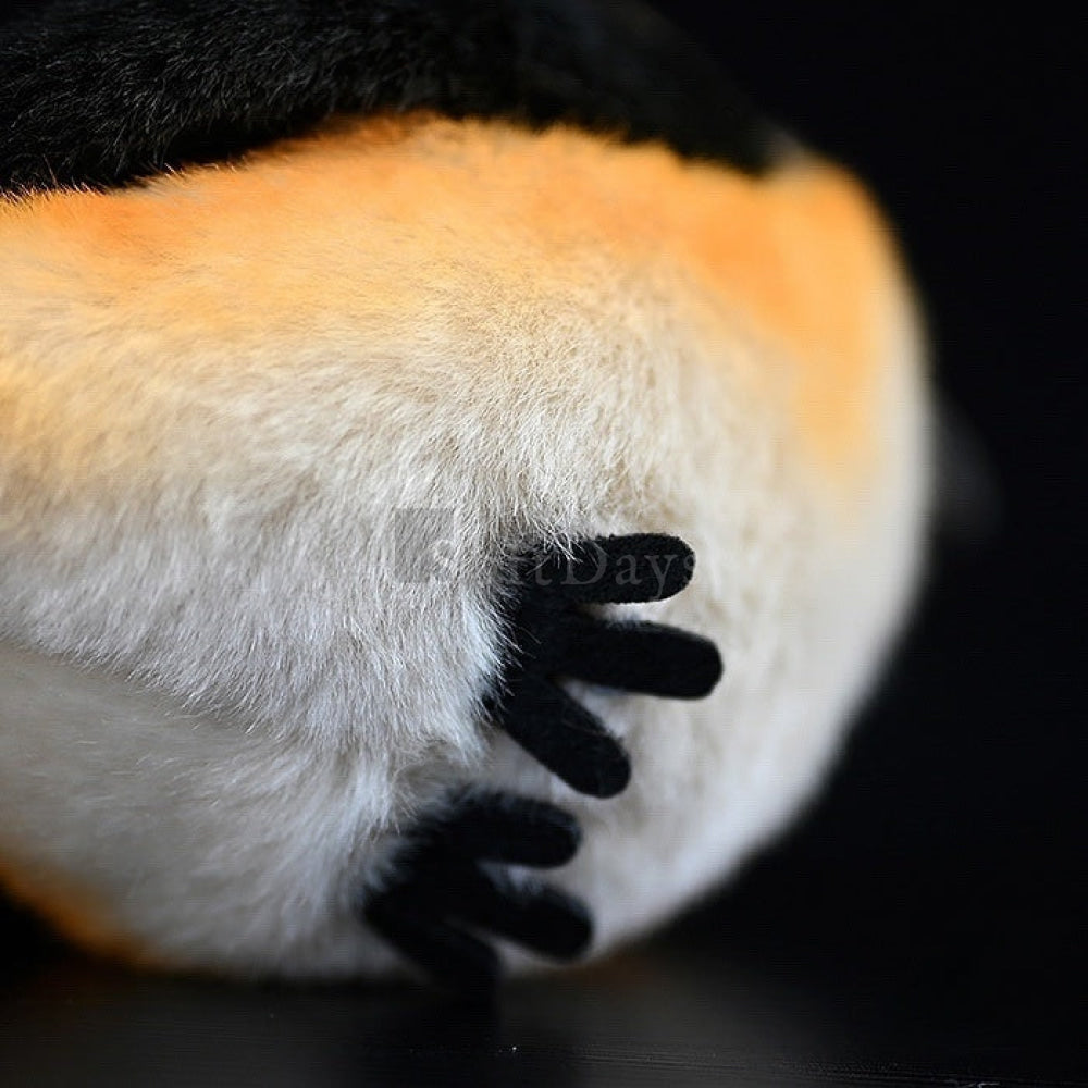 Lifelike Adorable Long-Tailed Shrike Bird Plush – Realistic and Chubby