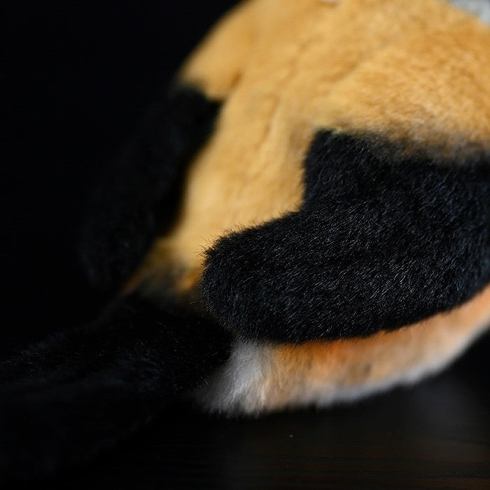 Lifelike Adorable Long-Tailed Shrike Bird Plush – Realistic and Chubby