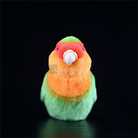 Lifelike Adorable Green Lovebird Parrot Plush – Realistic and Chubby Design