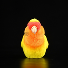 Lifelike Adorable Yellow Lovebird Parrot Plush Toy – Realistic and Chubby