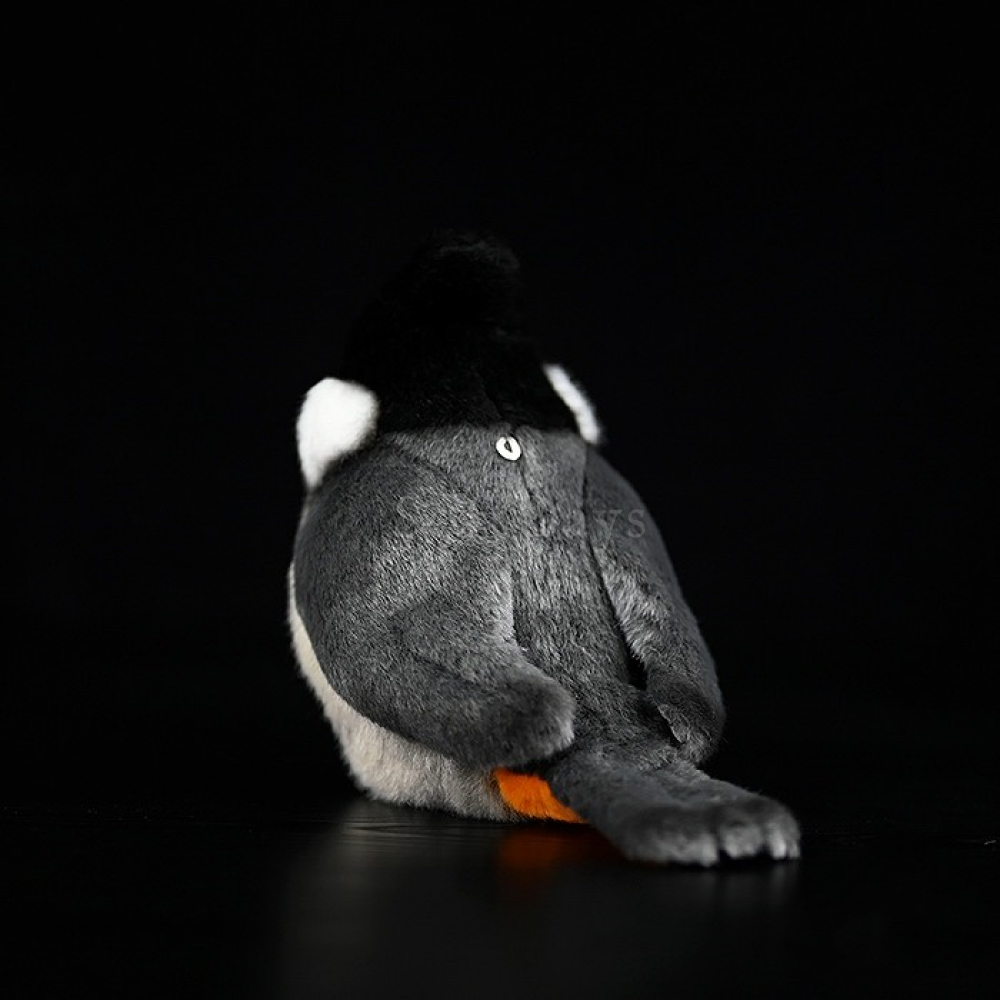 Adorable Rufous-Vented Tit Bird Plush Toy – Lifelike and Chubby