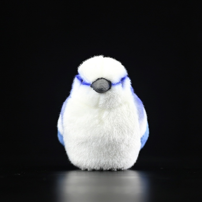 Adorable Azure Tit Bird Plush Toy – Lifelike and Chubby