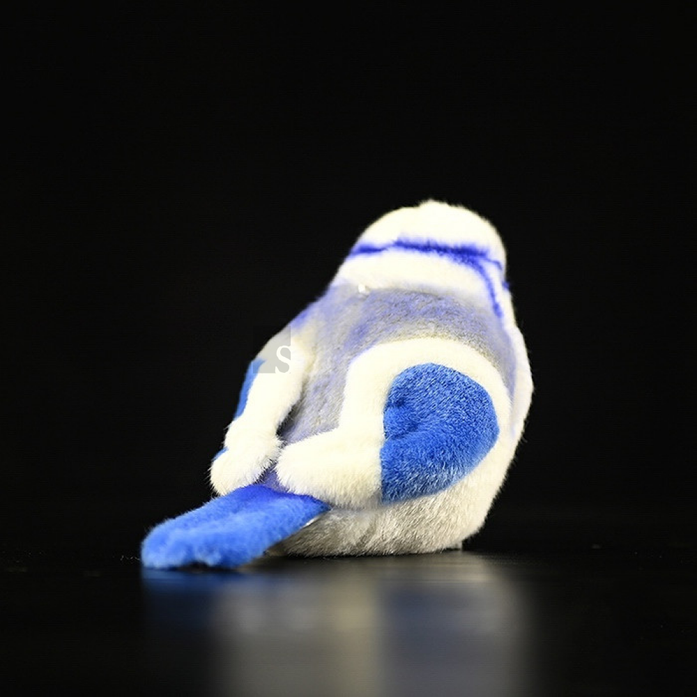 Adorable Azure Tit Bird Plush Toy – Lifelike and Chubby