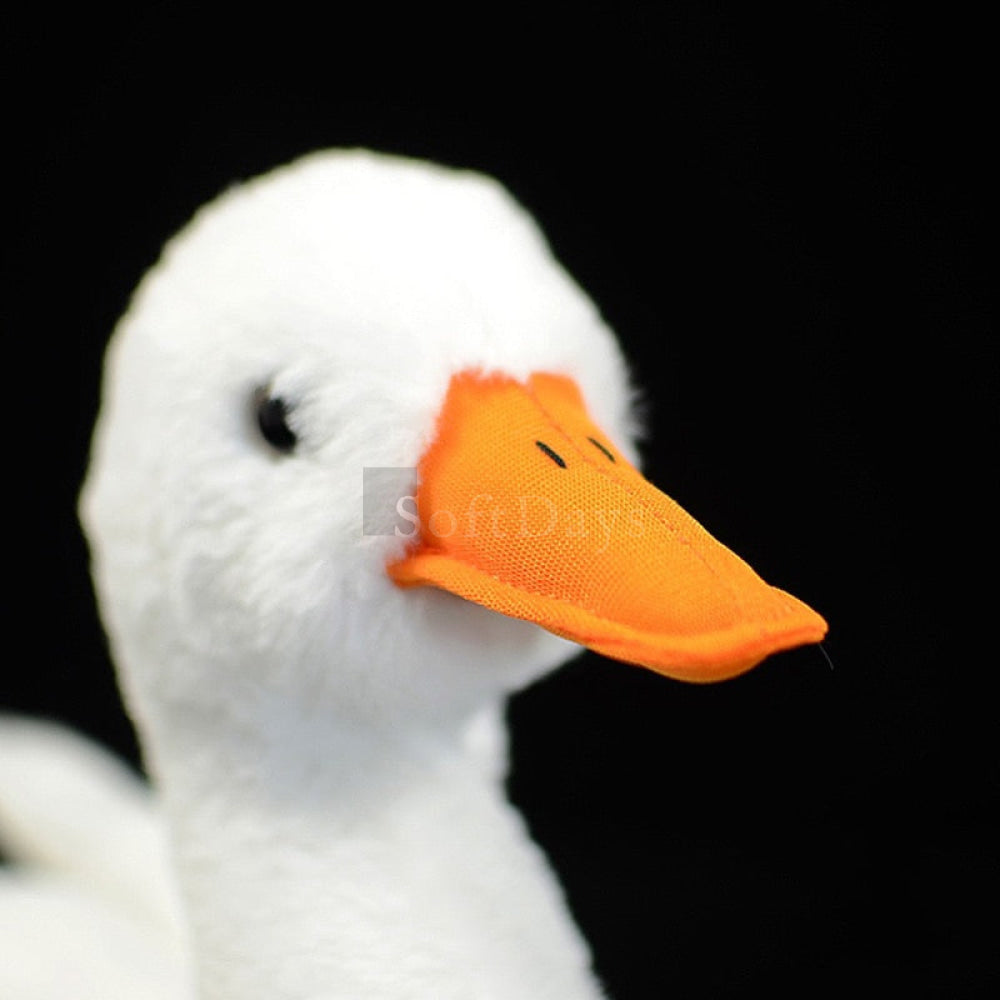 Realistic White Call Duck Plush Toy – Soft and Delightfully Lifelike