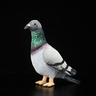Realistic Hill Pigeon plush toy by SoftDaysLab, showcasing lifelike design, soft texture, and shimmering green neck