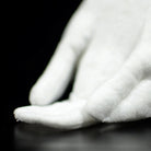 Detailed view of the soft plush tail and wings of the White Dove Plush Toy, beautifully crafted by SoftDaysLab