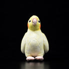 Realistic Yellow Lutino Cockatiel Parrot Plush Toy – Adorable and Soft
