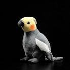 Realistic Grey Cockatiel Bird Plush Toy – Soft, Charming, and Lifelike