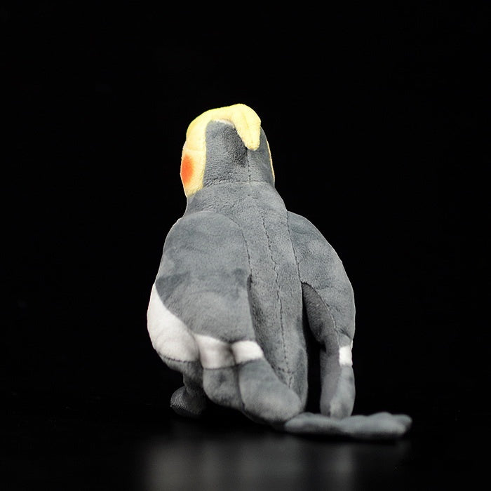 Realistic Grey Cockatiel Bird Plush Toy – Soft, Charming, and Lifelike