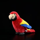 Realistic Scarlet Macaw Parrot Plush Toy – Cute, Soft, and Lifelike Stuffed Bird