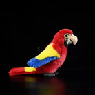 Realistic Scarlet Macaw Parrot Plush Toy – Cute, Soft, and Lifelike Stuffed Bird
