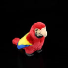 Realistic Scarlet Macaw Parrot Plush Toy – Cute, Soft, and Lifelike Stuffed Bird