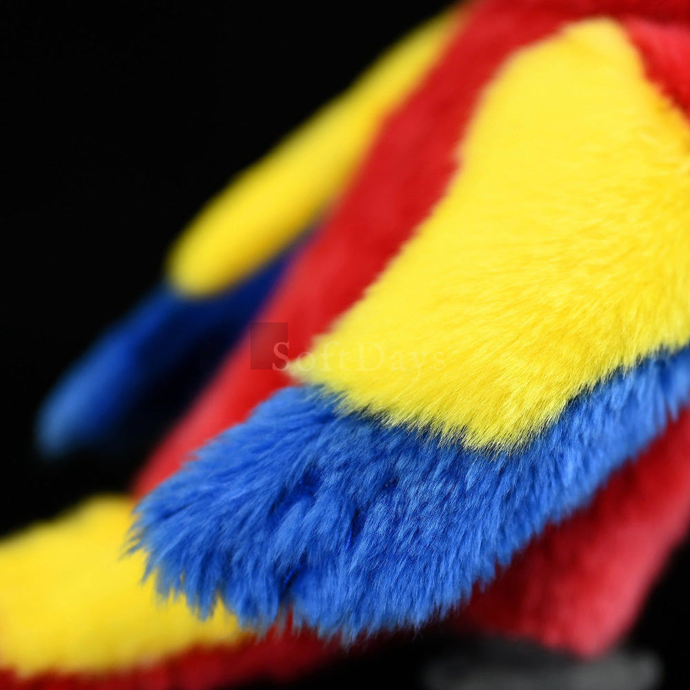 Realistic Scarlet Macaw Parrot Plush Toy – Cute, Soft, and Lifelike Stuffed Bird