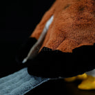 Close-up of the tail and wing details on the Eurasian Kestrel Plush Toy, showcasing its high-quality design