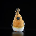 Front view of Eurasian Hoopoe Plush Toy by SoftDaysLab, showcasing its realistic design and adorable look