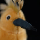 Close-up of Eurasian Hoopoe Plush Toy's long and curved bill, crafted with attention to detail