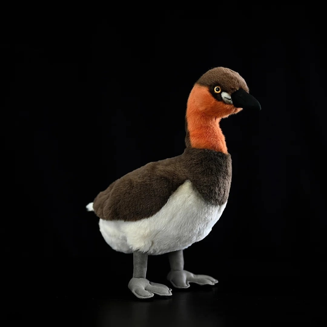 Realistic Little Grebe Dabchick plush toy by SoftDaysLab with lifelike details and vibrant colors