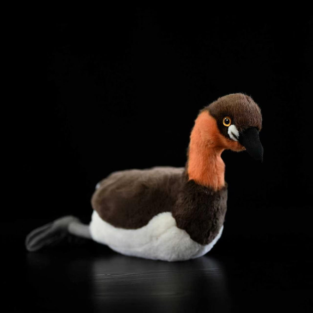 Realistic Little Grebe Dabchick plush toy by SoftDaysLab with lifelike details and vibrant colors