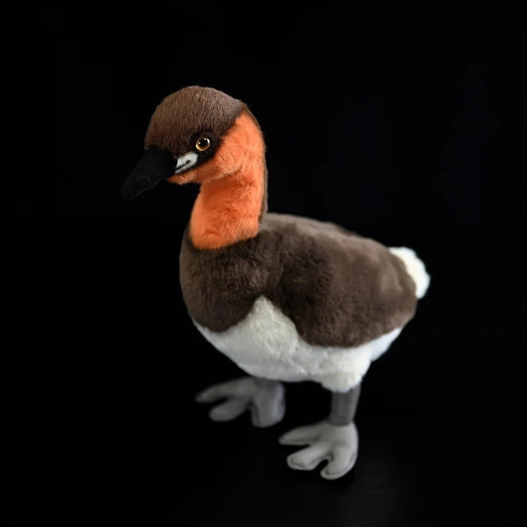 Soft and realistic Little Grebe Dabchick plush with detailed features, perfect for nature enthusiasts