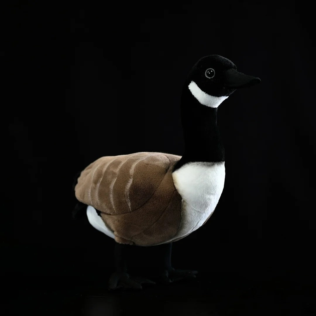 Realistic Canada Goose plush toy standing on display, premium design by SoftDaysLab